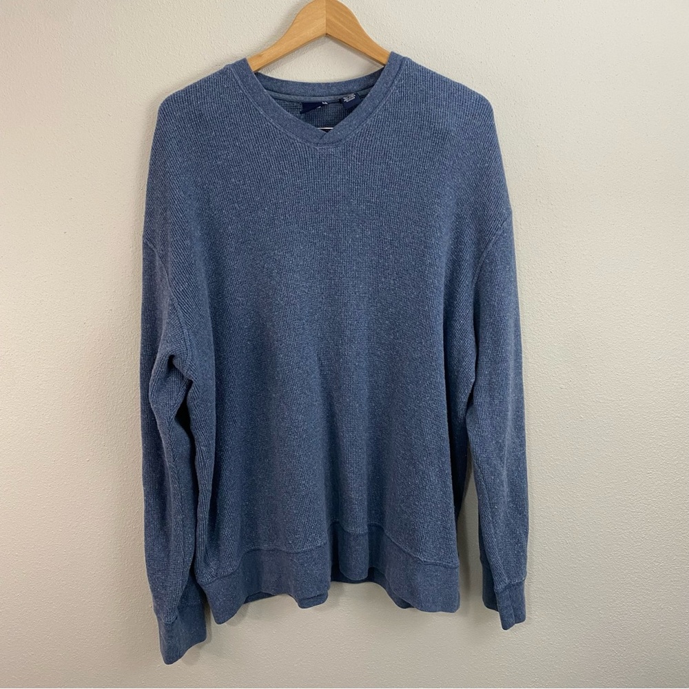 ✨Gap Blue V-Neck Knit Men's Sweater Size XXL